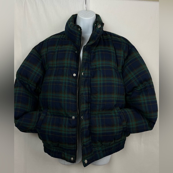 Cider Checkered Jacket in Green and Blue size Small - Picture 3 of 11